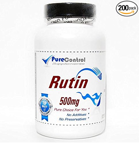 Rutin 500mg // 200 Capsules // Pure // by PureControl Supplements