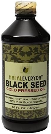 Pure Black Seed Oil - 16oz - 100% Pure and Cold Pressed Black Seed - Non-GMO and Vegan - Nigella Sativa -100% Hexane Free - Halal Certified - Special Food Grade Plastic Bottle