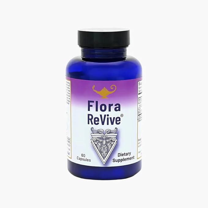 RnA ReSet Flora Revive – Soil-Based Daily Probiotic with Prebiotics &amp Humic-Fulvic Blend Shelf-Stable Gut Health 10 Billion CFU (60 Capsules) NSF Contents Certified