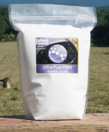 Ultra Pure MSM - 3 Lb - Horse Joint Supplement with Connective Tissue Support All Natural GMO Free