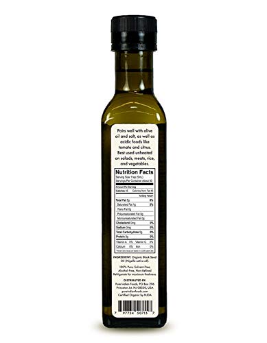 Certified Organic Black Seed Oil 250 ml Cold-pressed Dark Glass Bottle 2-Pack