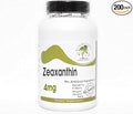 Zeaxanthin 4mg ~ 200 Capsules - No Additives ~ Naturetition Supplements