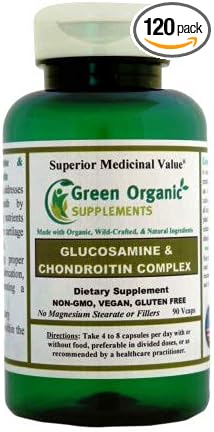 Green Organic Supplements' Joint Pain Glucosamine &amp Chondroitin
