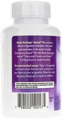 Body Ecology Assist SI | Small Intestine Digestion Enzymes | Non-GMO Immune Support | 90 Vegetarian Count