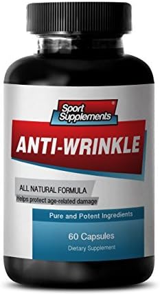 Resveratrol Supplements - Anti-Wrinkle Pills - Prevents Premature Aging of Cells Anti Aging Supplement Alpha lipoic Acid Collagen Aloe Vera Gel hyaluronic Acid Turmeric 1 Bottle 60 Capsules