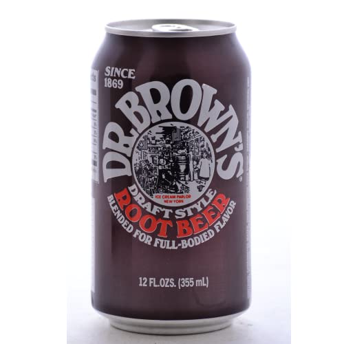 Dr. Brown's Root Beer - 12 oz (96 Cans)