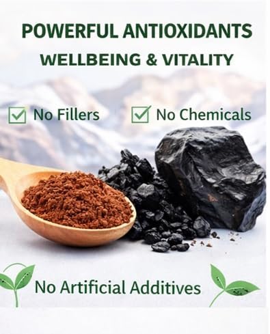 USDA Organic - Shilajit Powder Extract (3.5 Oz / 100 g) - 99% Fulvic Acid - Full Spectrum Extract | 100% Pure Organic Shilajit - No Fillers | Rich in Fulvic Acid and Trace Minerals By Leafy Organic