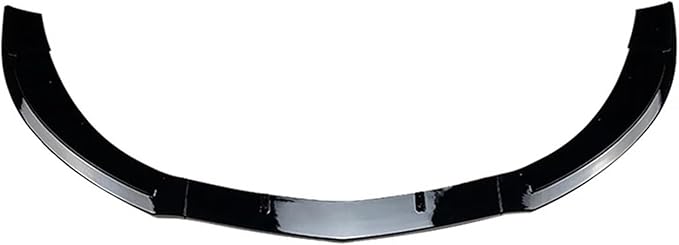 Kiyah Car Front Bumper Lip Body Kit Spoiler Compatible for Mercedes Benz CLA Class C117 CLA200 260 CLA45 AMG 2013-2015 Splitter Bumper Canard Lip(Gloss Black)