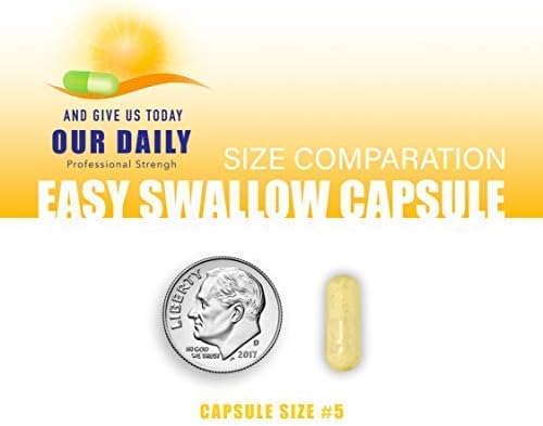 Our Daily Vites L-Methylfolate B Complex Cofactors &amp Essential Amino Acids (15mg) - Active Folate Methylated B12 Methylcobalamin B6 and Glycine - 60 Count