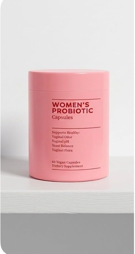 Women's Probiotic Capsules URO Supports Vaginal Health pH Balance Yeast Balance Flora 60 Vegan Capsules