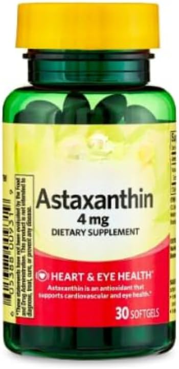 SEDLAV Astaxanthin Dietary Supplement 4 mg 30 Count Sticker