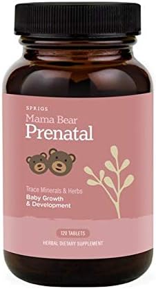 Sprigs Mama Bear Prenatal Vitamins-CapsuleOrganic 120 Tables