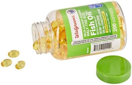 Finest Nutrition Half-the-Size Fish Oil 1200 mg Softgels 200 ea