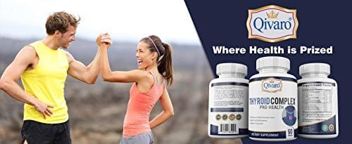 Thyroid Complex Pro - Natural Supplement for Thyroid Support Energy Focus and Metabolism (60 Capsules) with L-Tyrosine Vitamin B Iodine Magnesium Zinc &amp B-12 for Men and Women