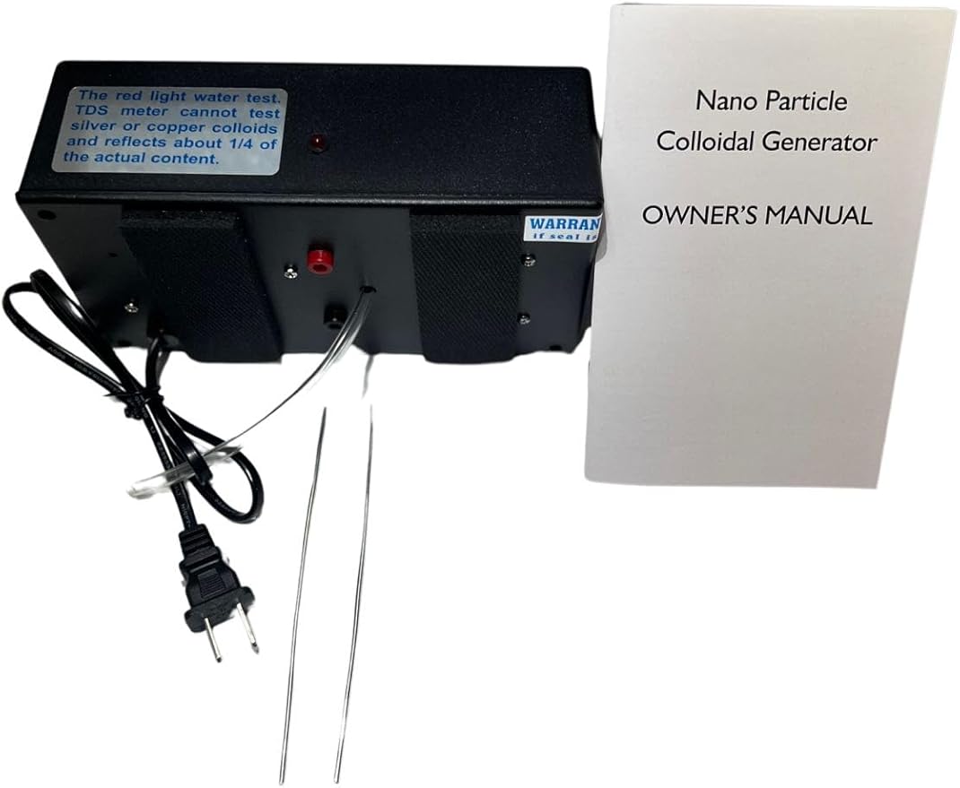 Nano Particle Colloidal Silver Generator