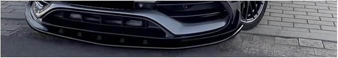 2015 2016 2017 2018 Compatible With Benz CLA Class C117 CLA200 CLA220 CLA250 CLA45 AMG Front Bumper Lip Splitter Spoiler Diffuser (Color : Gloss Black)