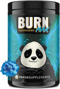 Underground Bio Labs: Panda Burn MAX Enhance Your Strength Energy Focus with Dual Source Caffiene (350mg) Alpha GPC and MitoBurn® (Blue Razz Rock Candy)(25 Servings)