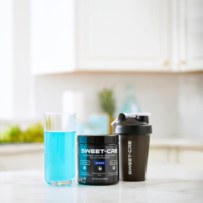 Creatine Monohydrate – 5g Creatine Monohydrate Powder – Advanced Creatine for Women and Men – Bulk Supplements Creatine – Delicious Fruit Punch Flavor – 10oz (40 Servings Blue Raspberry)
