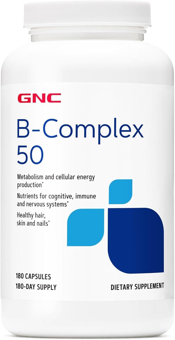GNC B-Complex 50-180 Capsules (180 Servings)
