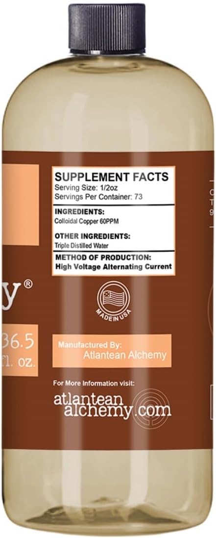 Colloidal Copper 60PPM 36.5 oz