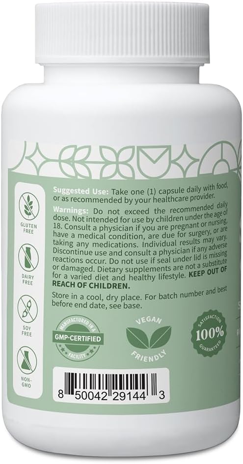 Pattern Wellness Sea Moss Complex – Sea Moss Burdock Root Bladderwrack Vitamin C &amp Ginger – Supports Immune &amp Digestive Health – Vegan Non-GMO – 30 Capsules