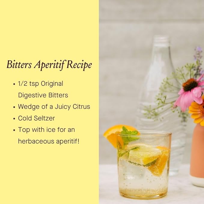 Urban Moonshine Original Digestive Bitters - Debloat - Gut Health - Appetite Regulation - Digestive Support - Certified Organic - Dandelion Root - Burdock Root - 8 Fl Oz
