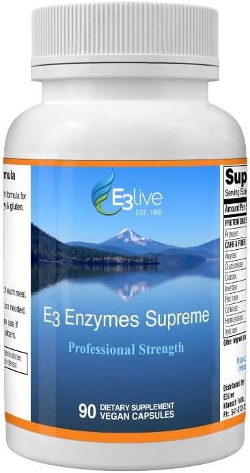 E3LIVE E3 Enzymes 90ct 460mg
