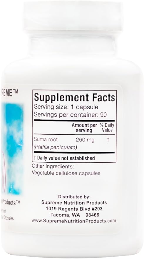 Supreme Nutrition Endo Supreme 90 Pure Suma Root Vegetarian Capsules