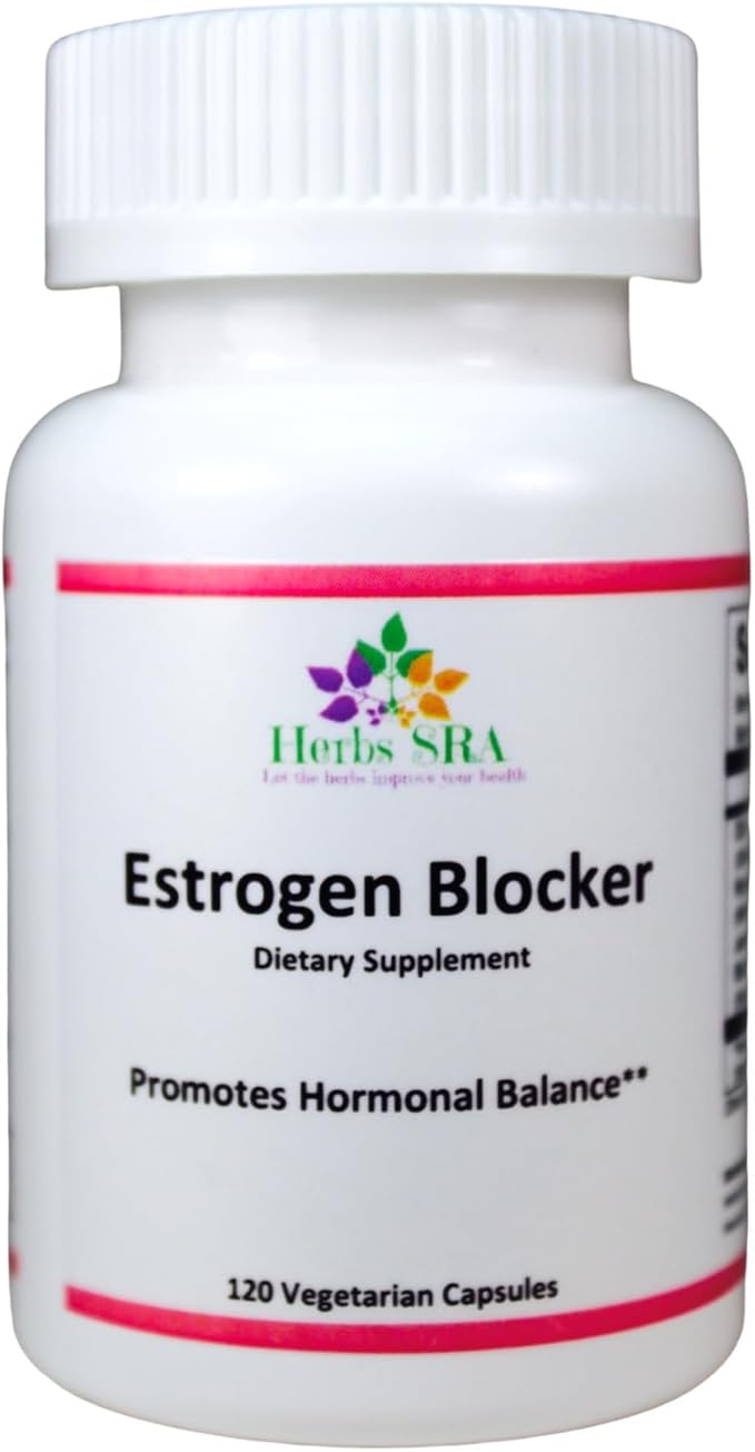 Estrogen Blocker Supplement with DIM Resveratrol &amp Black Pepper Extract – Supports Hormonal Balance and Cellular Health – 120 Vegetarian Capsules