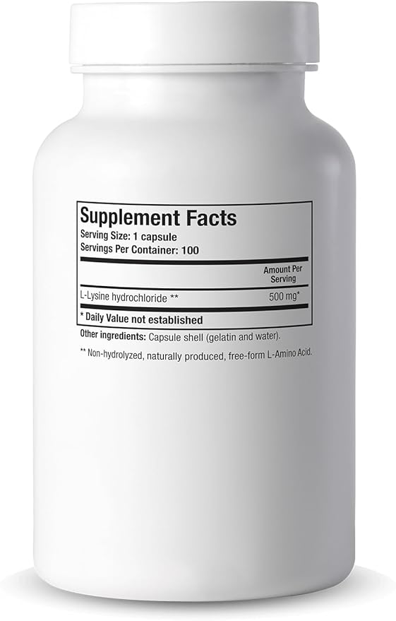 Cooper Complete L-Lysine - Pack of 1. 100 Vegetarian Capsules