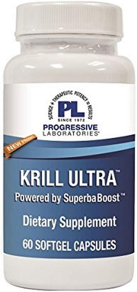 Progressive Labs Krill Ultra Softgels 60 Count