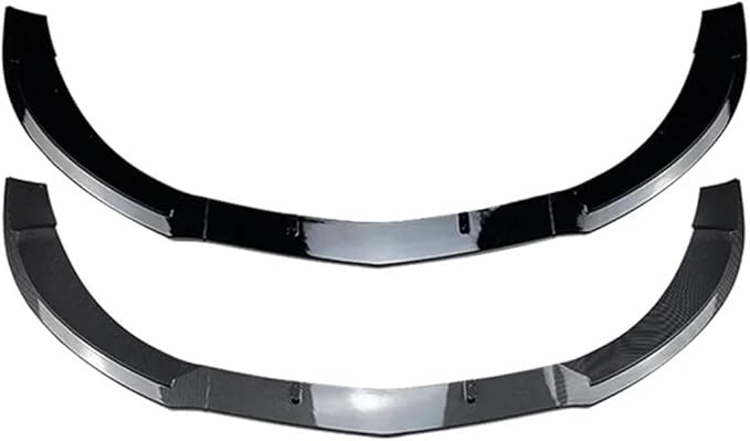 KLUfo Car Front Bumper Lip Body Kit Spoiler Splitters DiffuserCompatible for Mercedes Benz CLA Class C117 CLA200 260 CLA45 AMG 2013-2015 (Size : Gloss Black)