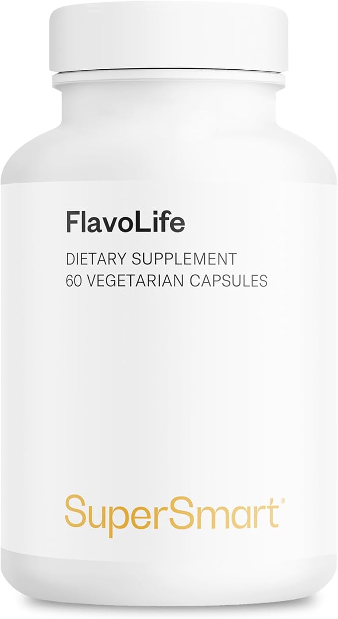 Supersmart FlavoLife (Flavonoid Complex Supplement) - with Luteolin Myricetin Fisetin Rutin Quercetin EGCG Apigenin Hesperidin | Non-GMO &amp Gluten Free - 60 Vegetarian Capsules