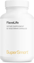 Supersmart FlavoLife (Flavonoid Complex Supplement) - with Luteolin Myricetin Fisetin Rutin Quercetin EGCG Apigenin Hesperidin | Non-GMO &amp Gluten Free - 60 Vegetarian Capsules
