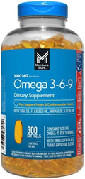 Omega 3-6-9 with Sustainably Sourced Tuna Oil Softgels 300 ct.