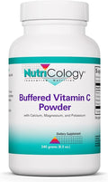 Allergy Research Group Nutricology Buffered Vitamin C Powder - Calcium Magnesium Potassium Ascorbic Acid Bowel Tolerance High-Purity High Dose Calcium Carbonate - 8.5 Oz