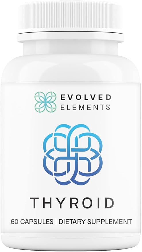 Thyroid – Raw Grass-Fed Desiccated – New Zealand Sourced - Energy &amp Metabolism Support – Non-GMO 60 Capsules