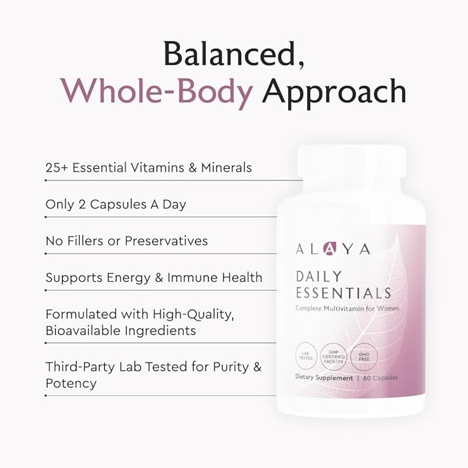 Alaya Naturals Daily Essentials Multivitamin for Women