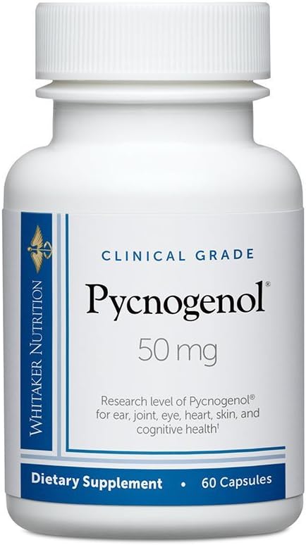 Dr. Whitaker's Clinical Grade Pycnogenol 50mg 60 Capsules (60-Day Supply)