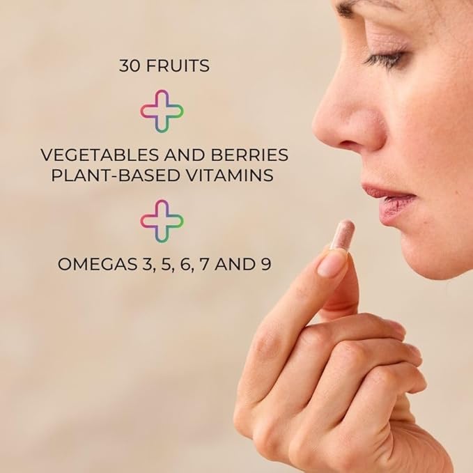 Juice Plus+ Vegetable Blend: with Broccoli Parsley Tomato &amp More - Plant-Based Vegan Gluten-Free Non-GMO Kosher - for Heart Immune Cognitive &amp Skin Health - 1 Bottle (60 Servings)