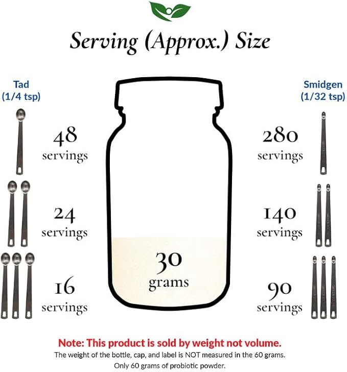 Lactobacillus Sakei Probiotic Powder 150 Billion cfu's | Made in USA | No Additives | Direct from Manufacturer | No Third-Party Storage | Sinus and Sinusitis Relief | L. Sakei | 30 Grams (1.05 Oz)