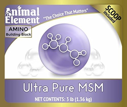 Ultra Pure MSM - 3 Lb - Horse Joint Supplement with Connective Tissue Support All Natural GMO Free