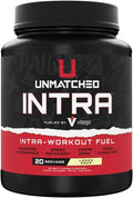 Unmatched Intra Workout Powder | Carbohydrate Electrolyte L-Glutamine &amp Vegan EAA Mix | for Hydration &amp Endurance | Natural Flavors &amp Sweeteners | 20 Servings (Lemon Drop)