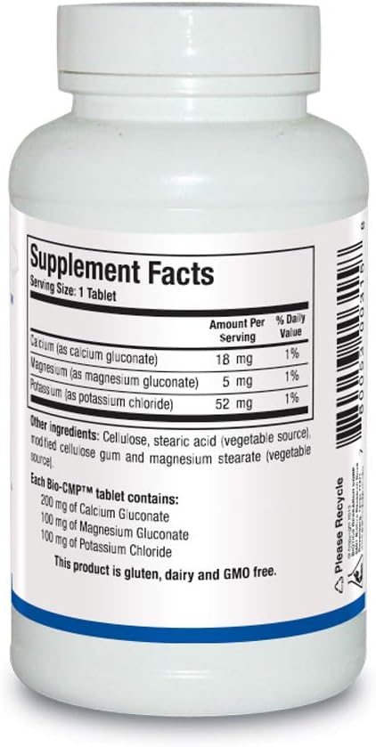 Bio CMP from Biotics Research Calcium Magnesium and Potassium Supplement Supplies Electrolytes that Provides Optimal Muscle Comfort Cramps and Fatigue Supports Healthy Metabolism 250 Tablets