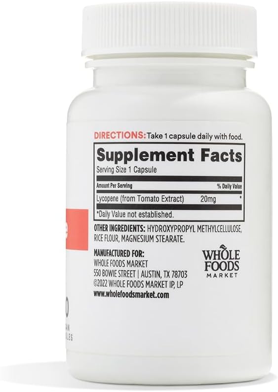 365 by Whole Foods Market Lycopene 20 mg 30 Count
