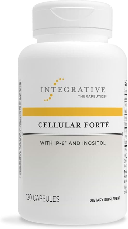 Integrative Therapeutics Cellular Forte - Inositol Supplement for Immune System &amp Cell Health Support* - Contains IP-6 - Vegan Gluten-Free &amp Dairy-Free - 120 Capsules (60 Servings)