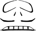 Kiyah Car Front Bumper Lip Splitter Diffuser Lip Compatible for Mercedes Benz CLA-Class C117 CLA200 220 2016 2017 2018 2019 Body Kit Spoiler
