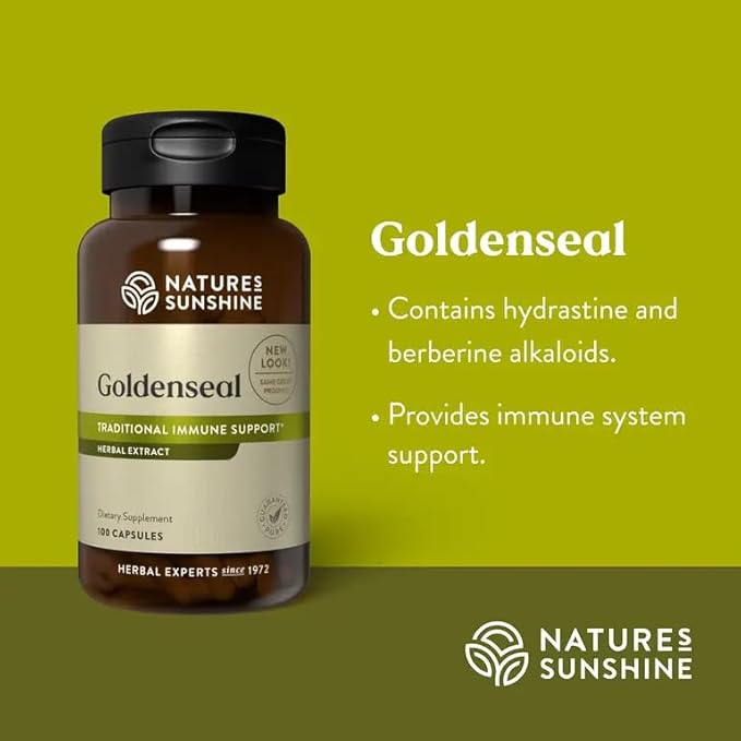 Nature's Sunshine Golden Seal 100 Capsules