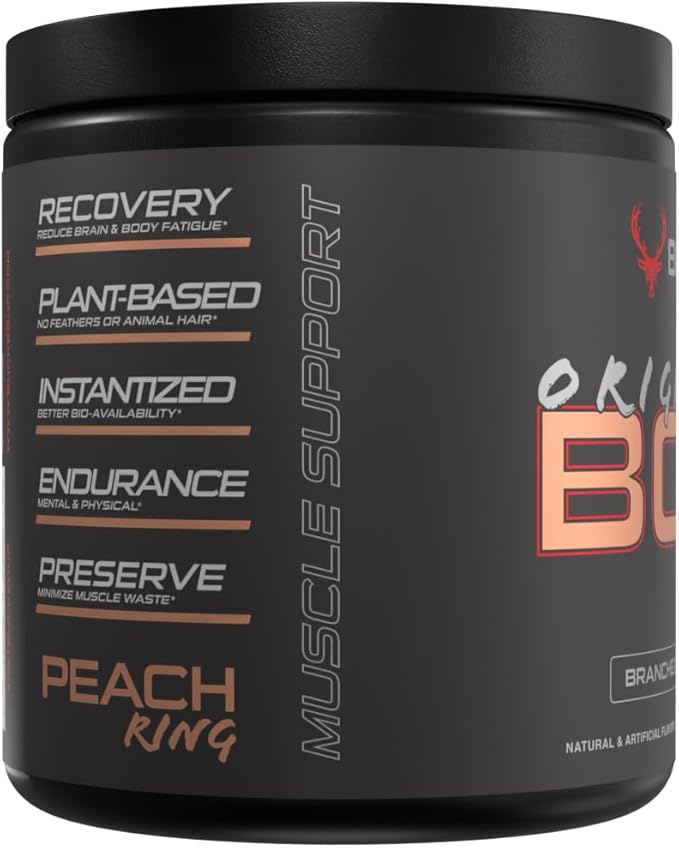 Bucked Up Original BCAA 2:1:1 Branched Chain Essential Amino Acids - Supplement Powder - | 100% Pure 2:1:1 Instantized Formula | Pre/Post Workout | 30 Servings | (Apple Jacked Flavor)