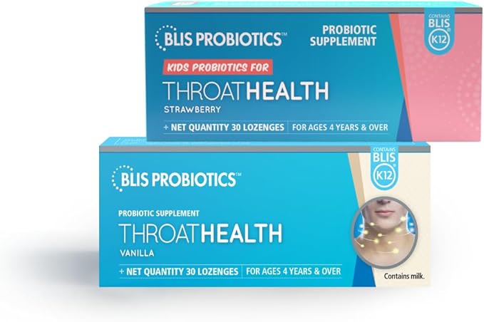 BLIS ThroatHealth K12 + Kids ThroatHealth K12